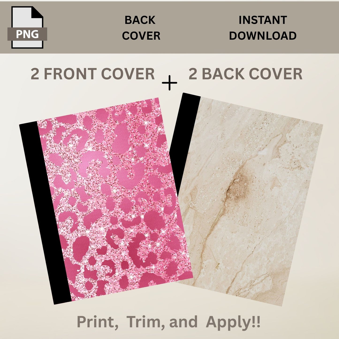 SchSchool Composition Notebook Custom Modern Game Rooster Digital File Great for FFA or 4-H
