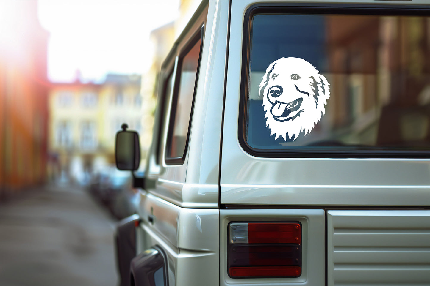 Great Pyrenees Decal | Pyrenees Dog Car Decal | Custom Dog Decal | Custom Vinyl Personalized Decal