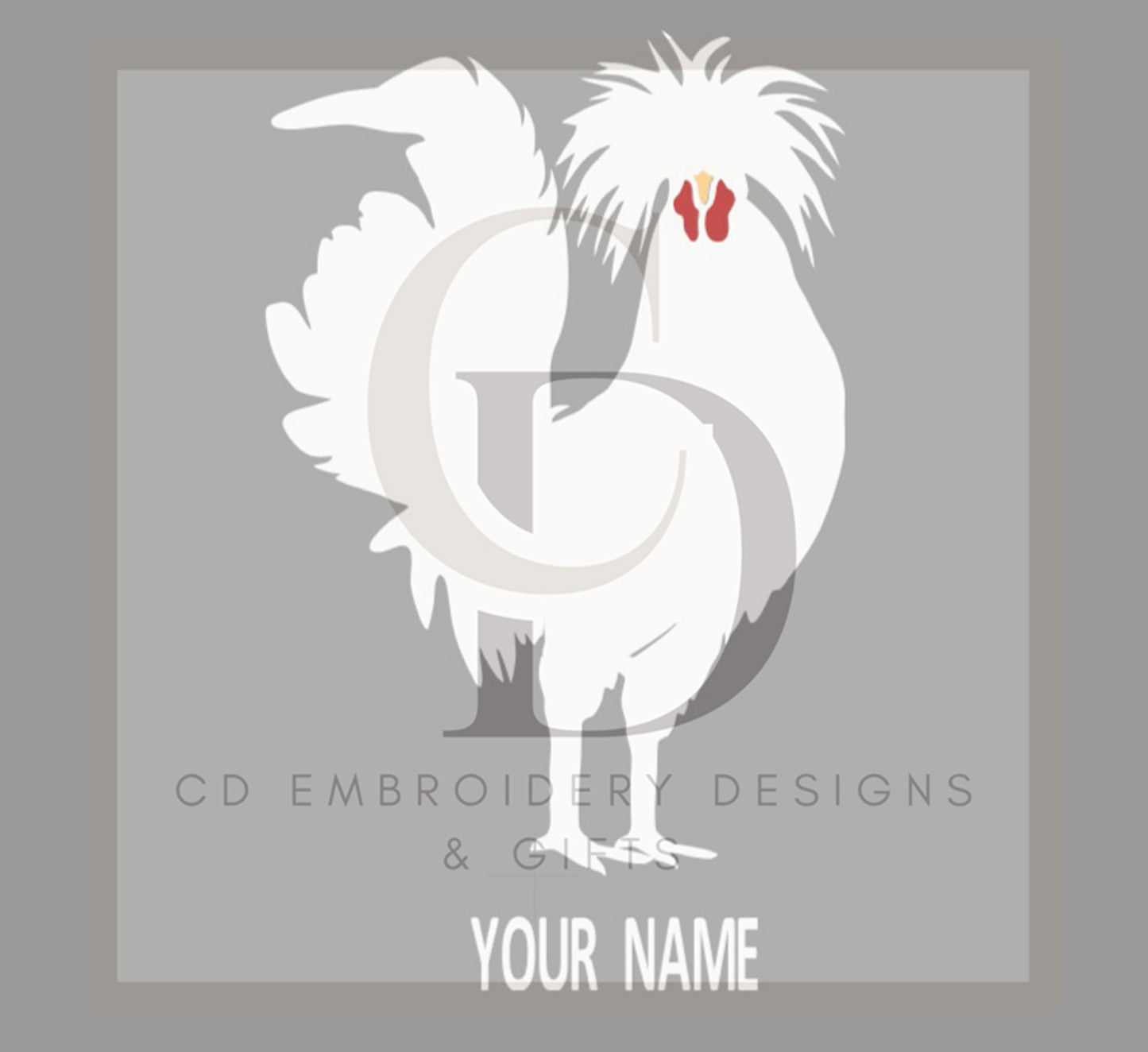 Polish Chicken Custom Vinyl Chicken Decal, Polish Rooster Decal: Custom Showbox Decal | Custom Chicken Vinyl Decal
